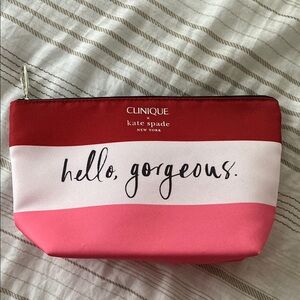 💛2 for $15! Clinique x Kate Spade Cosmetic Bag